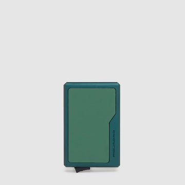 PORTAFOGLIO PORTACARTE AUTOMATICO PIQUADRO PP7072B2R VERDE