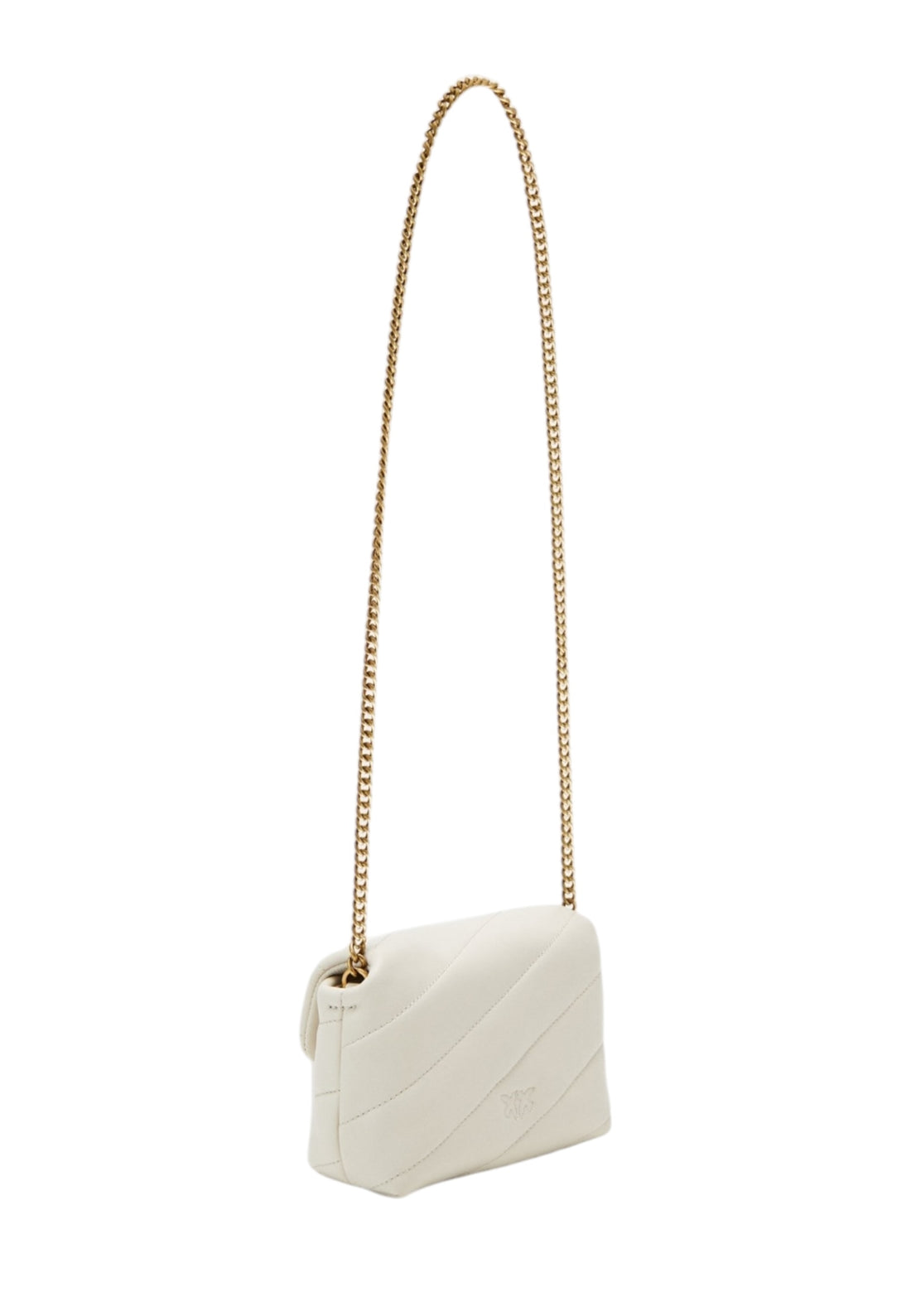 PINKO LOVE BABY PUFF SHEEP NAPPA BAG 100040 A0F2 WHITE