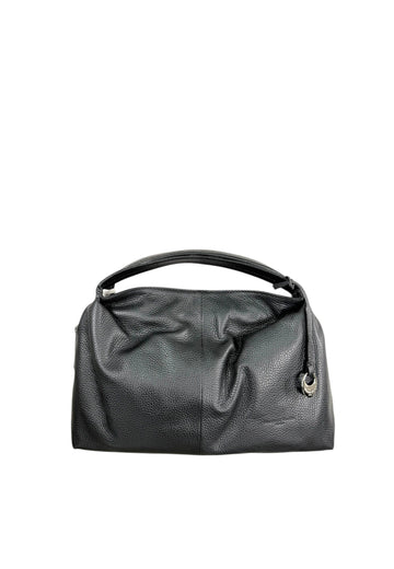 BORSA A MANO E TRACOLLA IN PELLE PELLETTERIA VENETA D26122 NERO