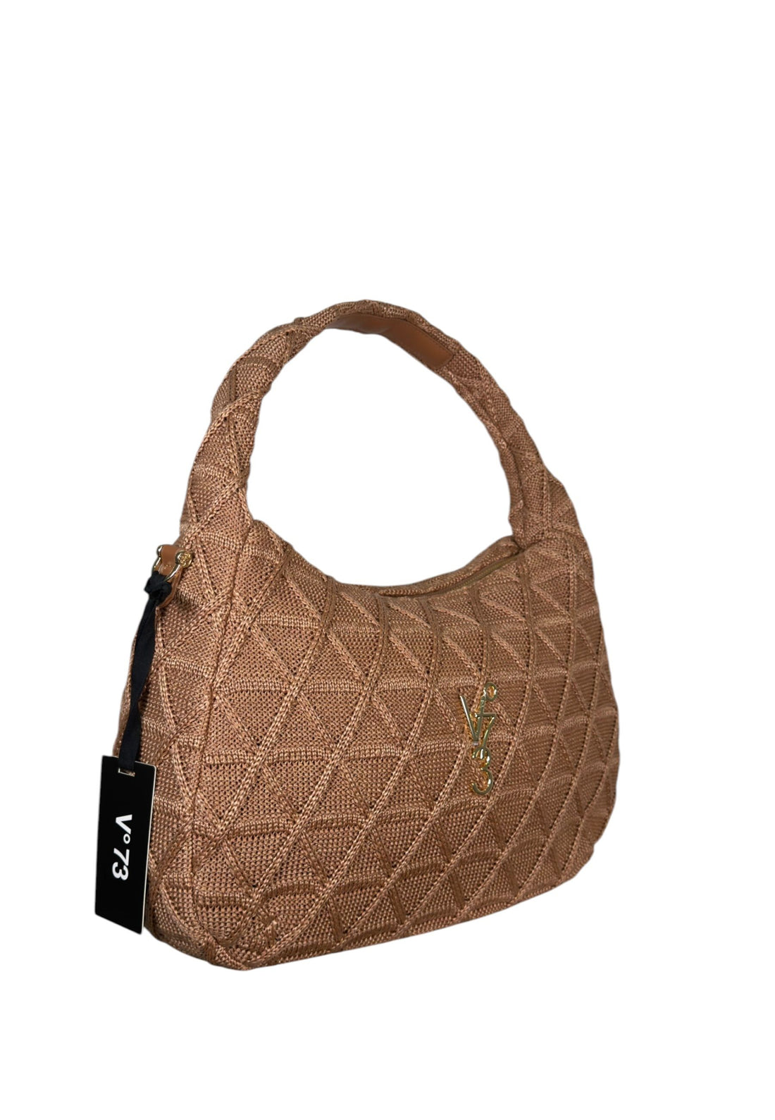 BORSA A SPALLA DONNA GRANDE V°73 DALIA 73BS9MB01 CUOIO
