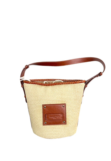 BORSA A SPALLA PELLETTERIA VENETA P26821 CUOIO