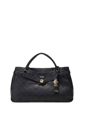 BORSA A MANO E TRACOLLA GUESS ELLA LOGO PD974606 BLACK LOGO