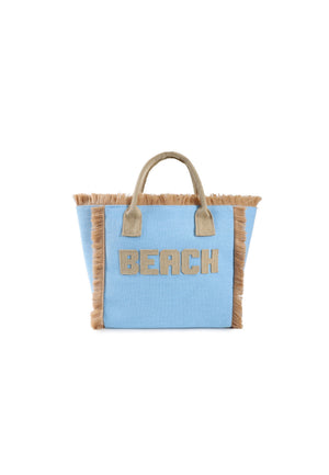 BORSA DA MARE A MANO MEDIA MARIA CELINE MC5303-2 BLUE-SAND