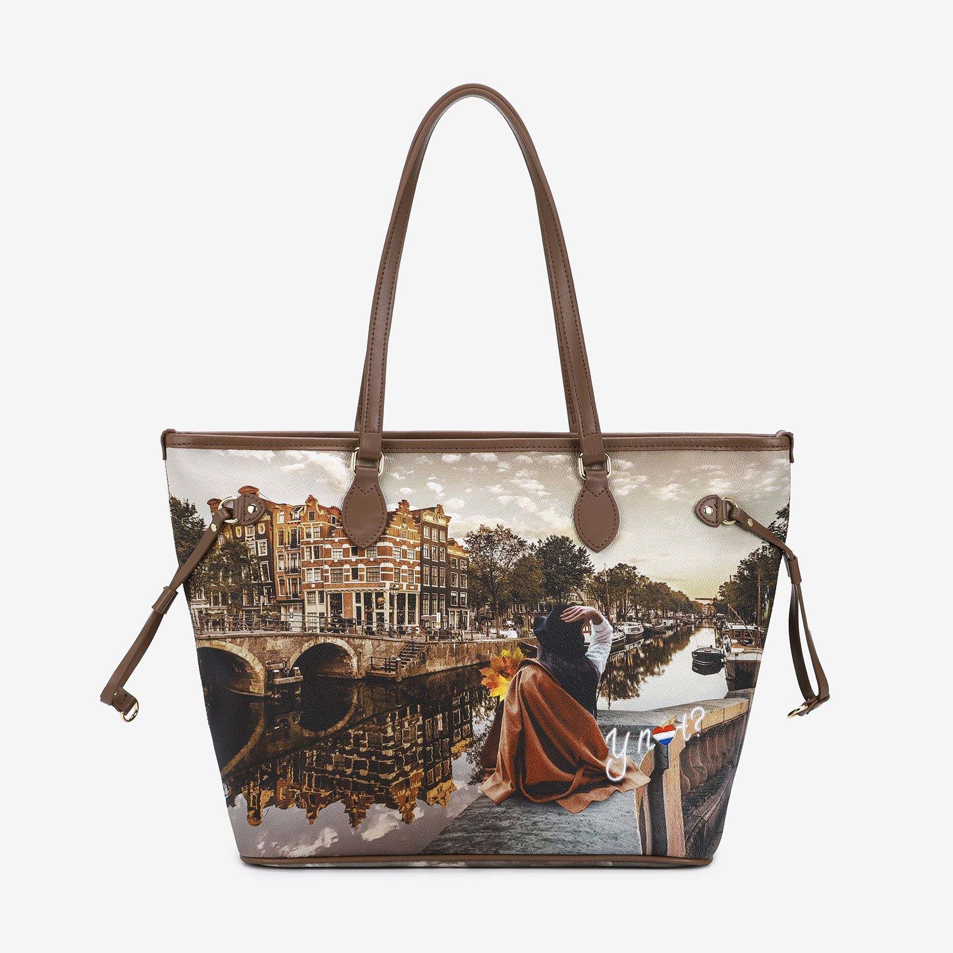 YNOT YES-319F5 AUTUMN SHOPPING BAG IN HOLLAD