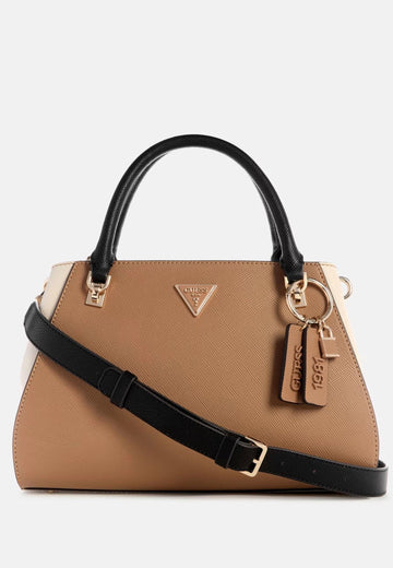 BORSA A MANO E TRACOLLA GUESS NOELLE II ZG967207 TAN MULTI