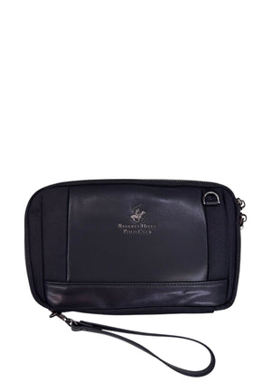POCHETTE DA POLSO UOMO BEVERLY HILLS POLO CLUB BH-8490 NERO