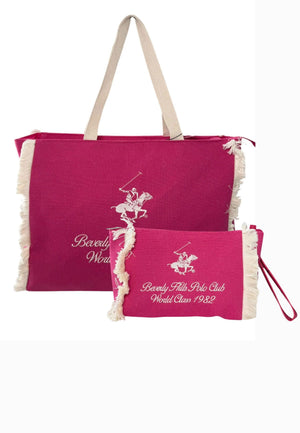 COORDINATO MARE BORSA + NECESSAIREBEVERLY HILLS POLO CLUB FUCSIA