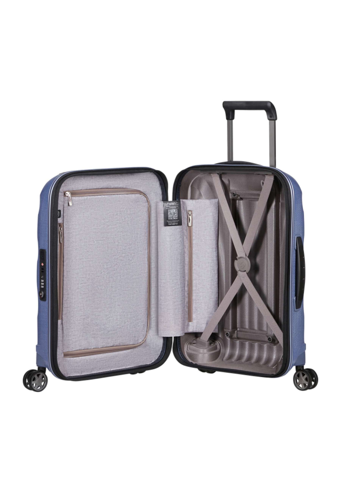 VALIGIA TROLLEY BAGAGLIO A MANO SAMSONITE C-LITE RIGIDO 134679 LAVENDER 55 CM espandibile