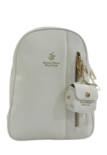 ZAINO DONNA BEVERLY HILLS POLO CLUB BH-4563 BIANCO