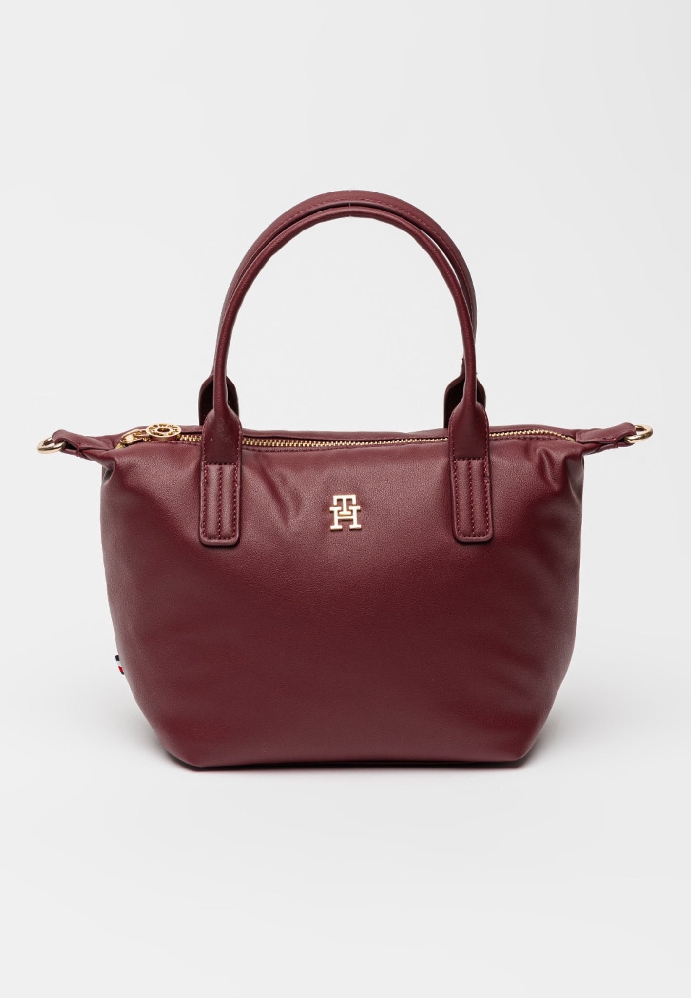 BORSA  A MANO E TRACOLLA  DONNA TOMMY HILFIGER AW0AW17708 VLP BORDEAUX