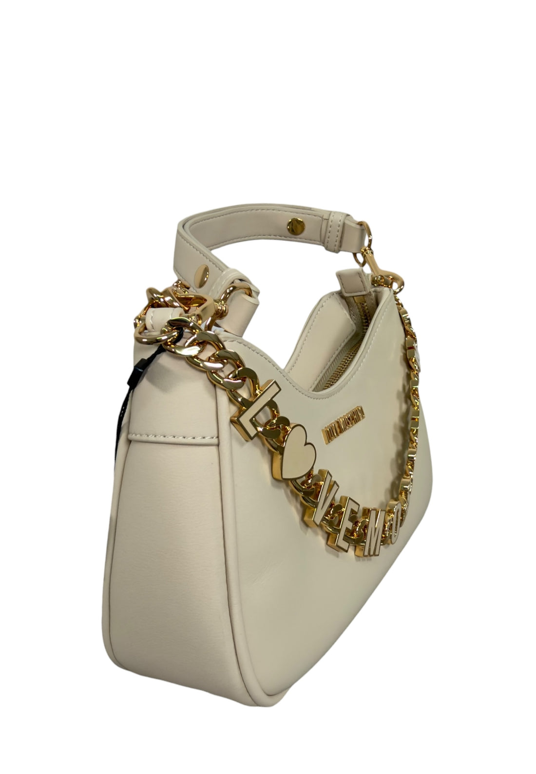 BORSA HOBO LOVE MOSCHINO IN PELLE JC4070PP1OL1 BURRO