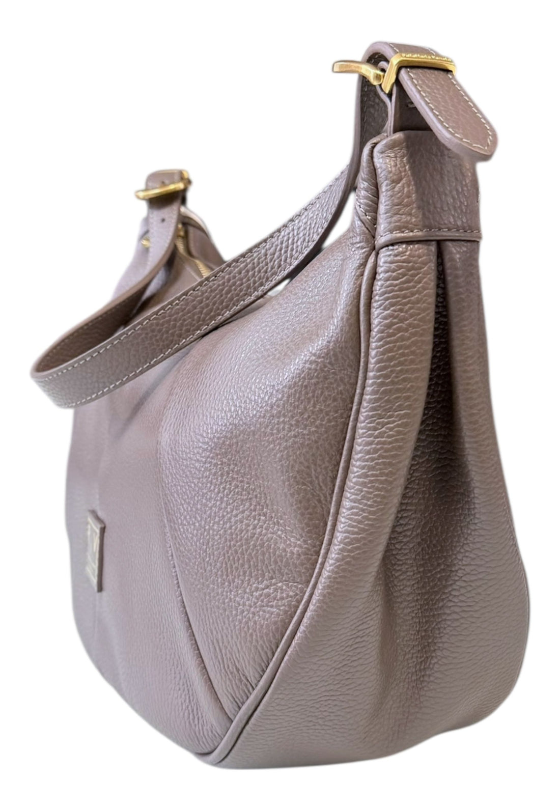 BORSA A SPALLA DONNA PELLETTERIA VENETA D25920 MOKA