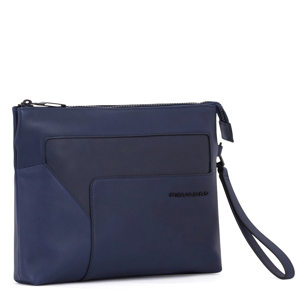 POCHETTE CLUTCH PIQUADRO UOMO GRANDE AC6169W119R BLU