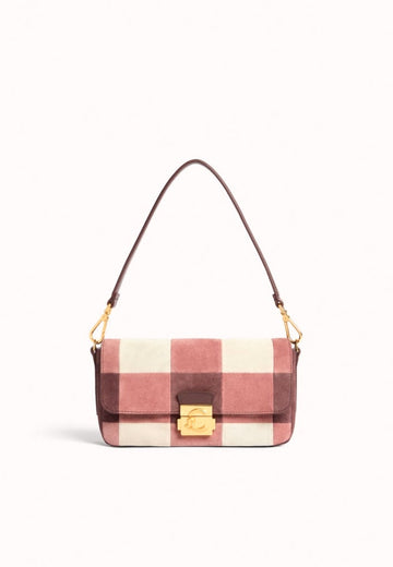BORSA A SPALLA E TRACOLLA COCCINELLE C-ME LOCK PATCH E1V5S120201 556 BERRY