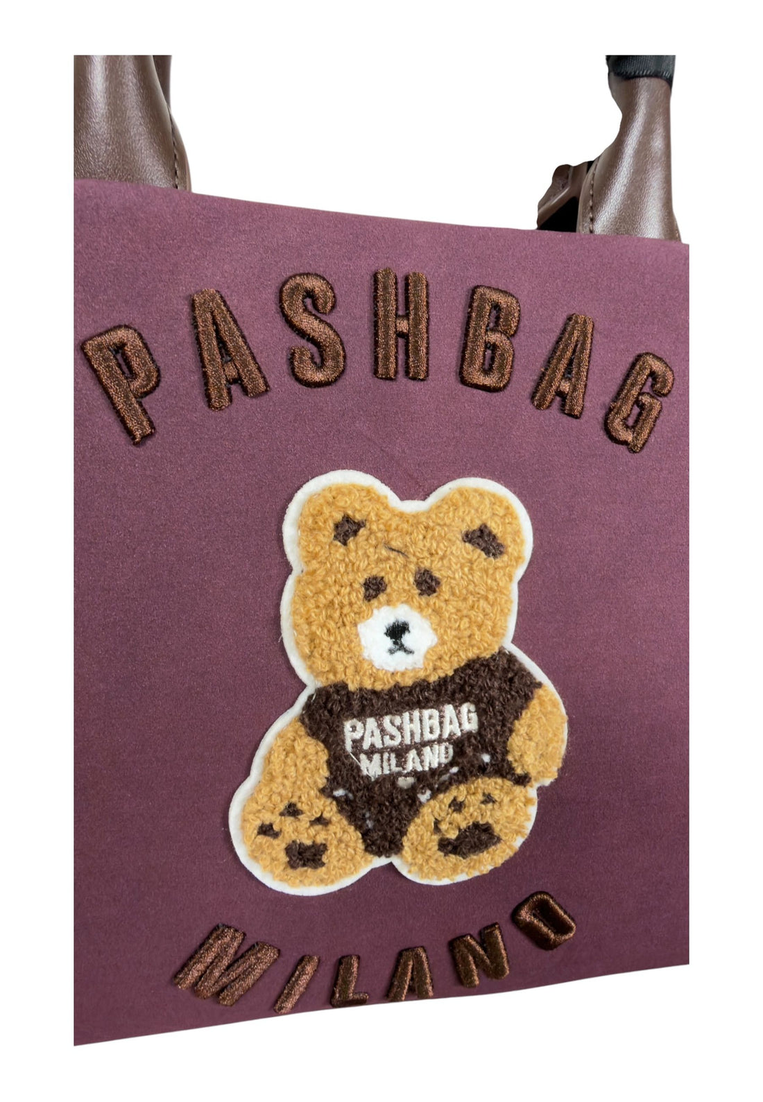 BORSA A MANO E TRACOLLA PASHBAG MARGE 20142 SHEPHERD SUEDE GRAPE