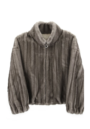 PELLICCIA ECO DONNA YNOT CAS-009F1 GREY