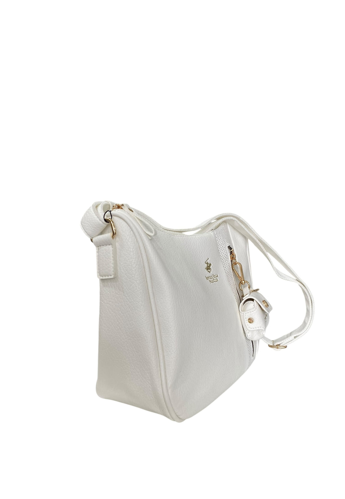 BORSA ASCELLARE DONNA BEVERLY HILLS POLO CLUB BH-4562 BIANCO