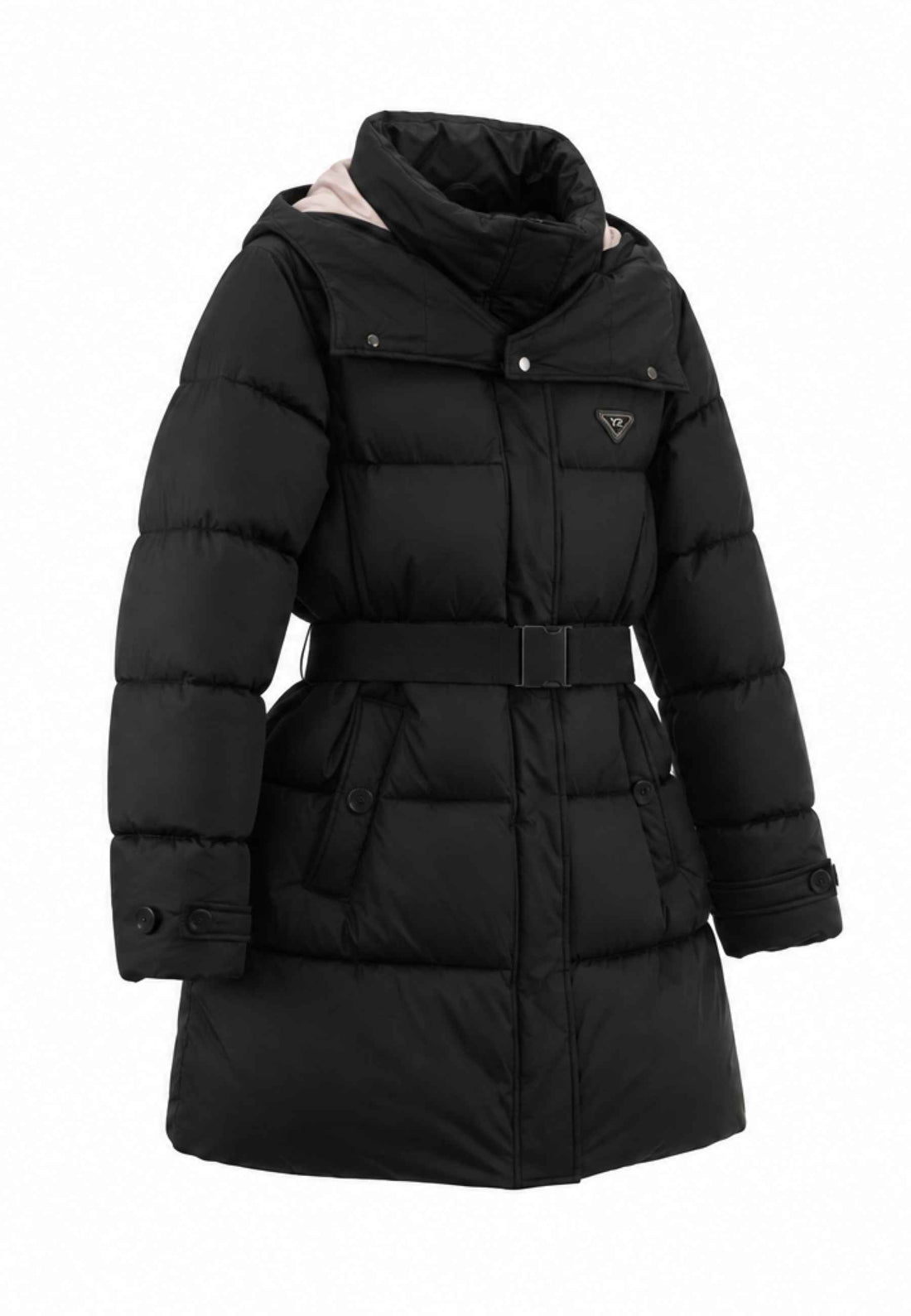 PIUMINO LUNGO DONNA YNOT ELG-004F1 BLACK