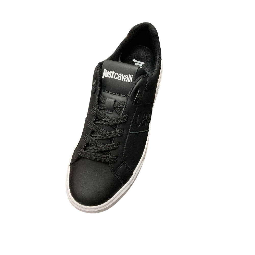 SCARPE SNEAKERS UOMO JUST CAVALLI 74QB3SB2 NERO