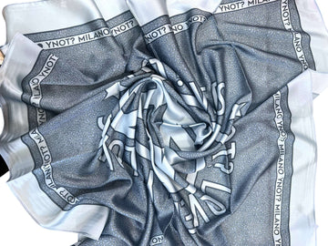 FOULARD DONNA YNOT RETTANGOLARE FOU-180S4 OCEAN