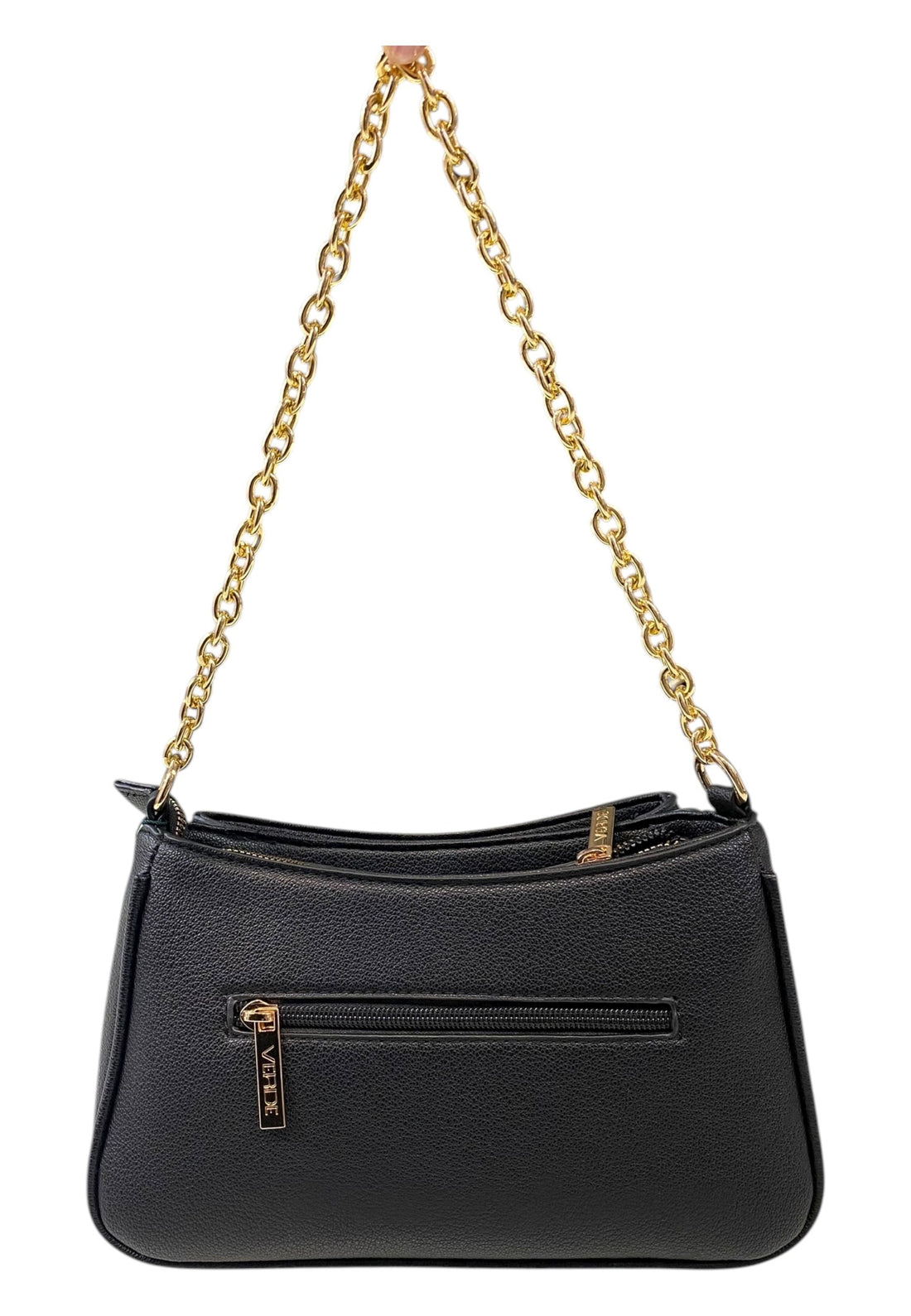 BORSA A SPALLA DONNA VERDE 16-0008177 ANIMALIER NERO