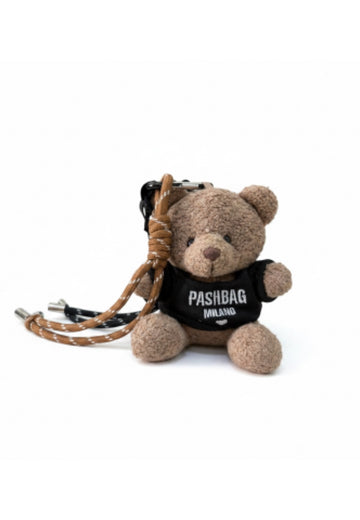 PORTACHIAVI CHARM ORSETTO PASHBAG 20177 TEDDY BLACK