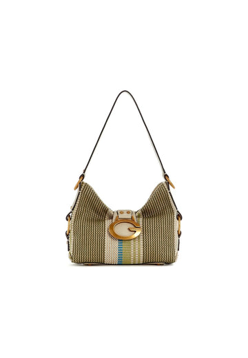BORSA A SPALLA DONNA GUESS CAMDEN AB930818 OLIVE MULTI