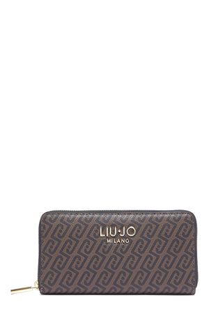 PORTAFOGLIO DONNA ZIP AROUND LIU-JO CALIWEN AF6170_E1137 00547 T.MORO-NERO