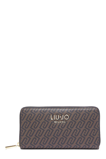 PORTAFOGLIO DONNA ZIP AROUND LIU-JO CALIWEN AF6170_E1137 00547 T.MORO-NERO