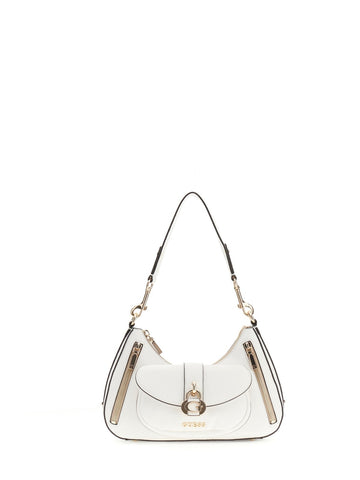 BORSA A SPALLA PICCOLA GUESS JESSA BG836218 WHITE