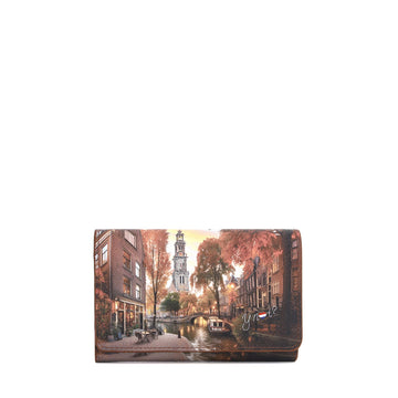 PORTAFOGLIO DONNA YNOT MEDIO FAN-653F7 AMSTERDAM LIGHTS