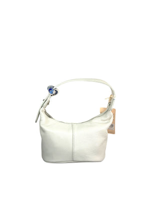 BORSA A SPALLA MEDIA PELLETTERIA VENETA V26518 GHIACCIO