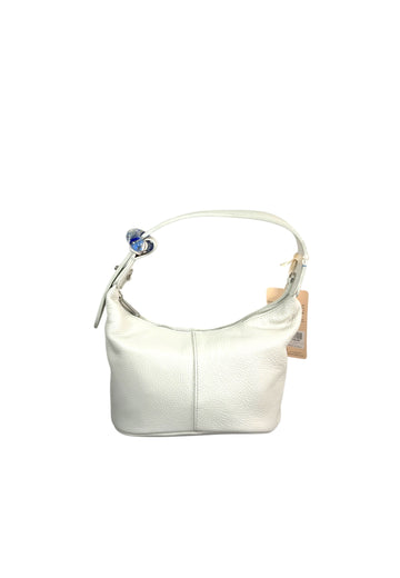 BORSA A SPALLA MEDIA PELLETTERIA VENETA V26518 GHIACCIO