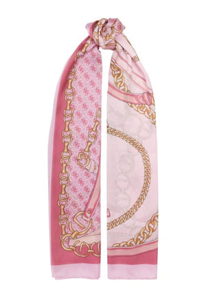 FOULARD GUESS DONNA RETTANGOLARE AW5339POL03 PINK