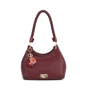 BORSA A SPALLA MEDIUM DONNA YNOT ZAN-002F7 BORDEAUX