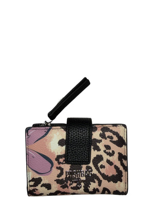 PORTAFOGLIO PICCOLO DONNA PASHBAG CLIFF 19608 NERO STAMPA