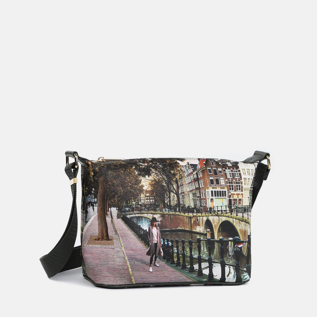 BORSA HOBO SMALL TRACOLLINA DONNA YNOT YES-592F6 AMSTERDAM BRIDGE