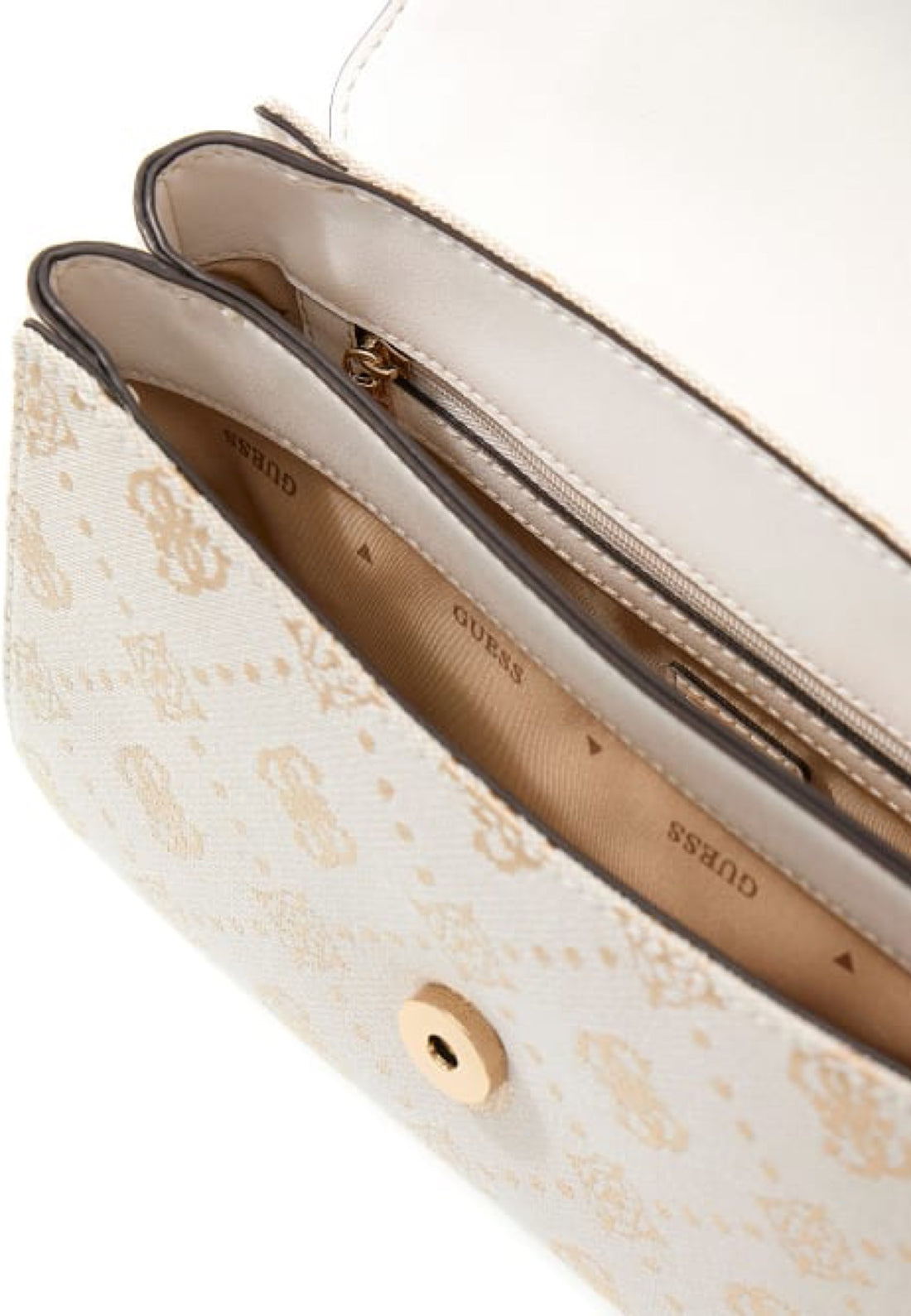 BORSA DONNA TRACOLLINA GUESS MELINDA LOGO JP990220 OFF WHITE LOGO