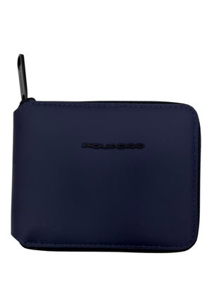 PORTAFOGLIO UOMO PIQUADRO CON CERNIERA TESSUTO GOMMATO PU5762C20WR BLU