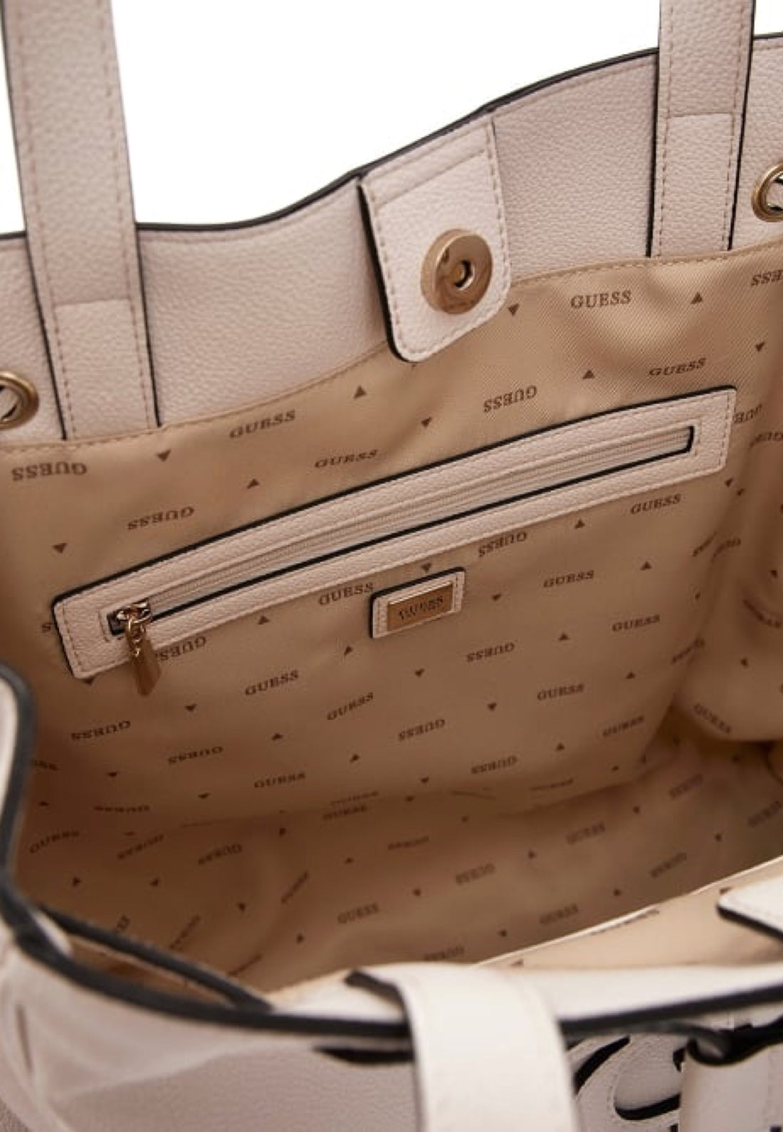 BORSA SECCHIELLO A SPALLA GUESS CALEBRA BG953623 OFF WHITE