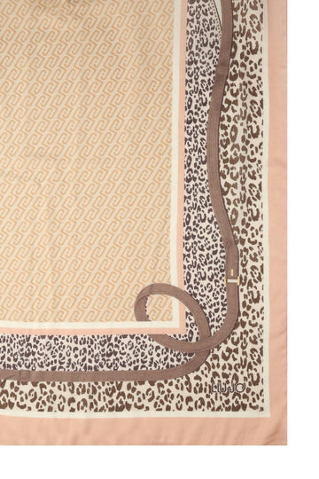 FOULARD STOLA ANIMALIER LIU-JO 2F6063_T2745 CAMEO ROSE