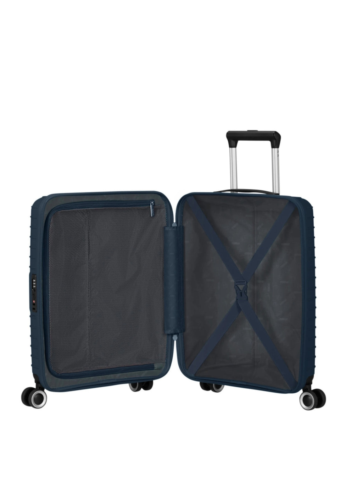 VALIGIA RIGIDA GRANDE AMERICAN TOURISTER ROADRUSH 155566 NAVY BLUE 77 CM