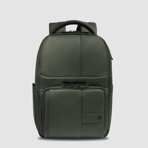 ZAINO UOMO PQUADRO GOMMATO IMPERMEABILE CA6638W129W VERDE 14"