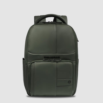 ZAINO UOMO PQUADRO GOMMATO IMPERMEABILE CA6638W129W VERDE 14"