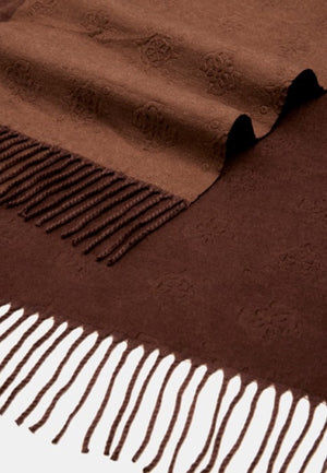 SCIARPA GUESS DONNA RETTANGOLARE AW5419POL03 CIOCCOLATO