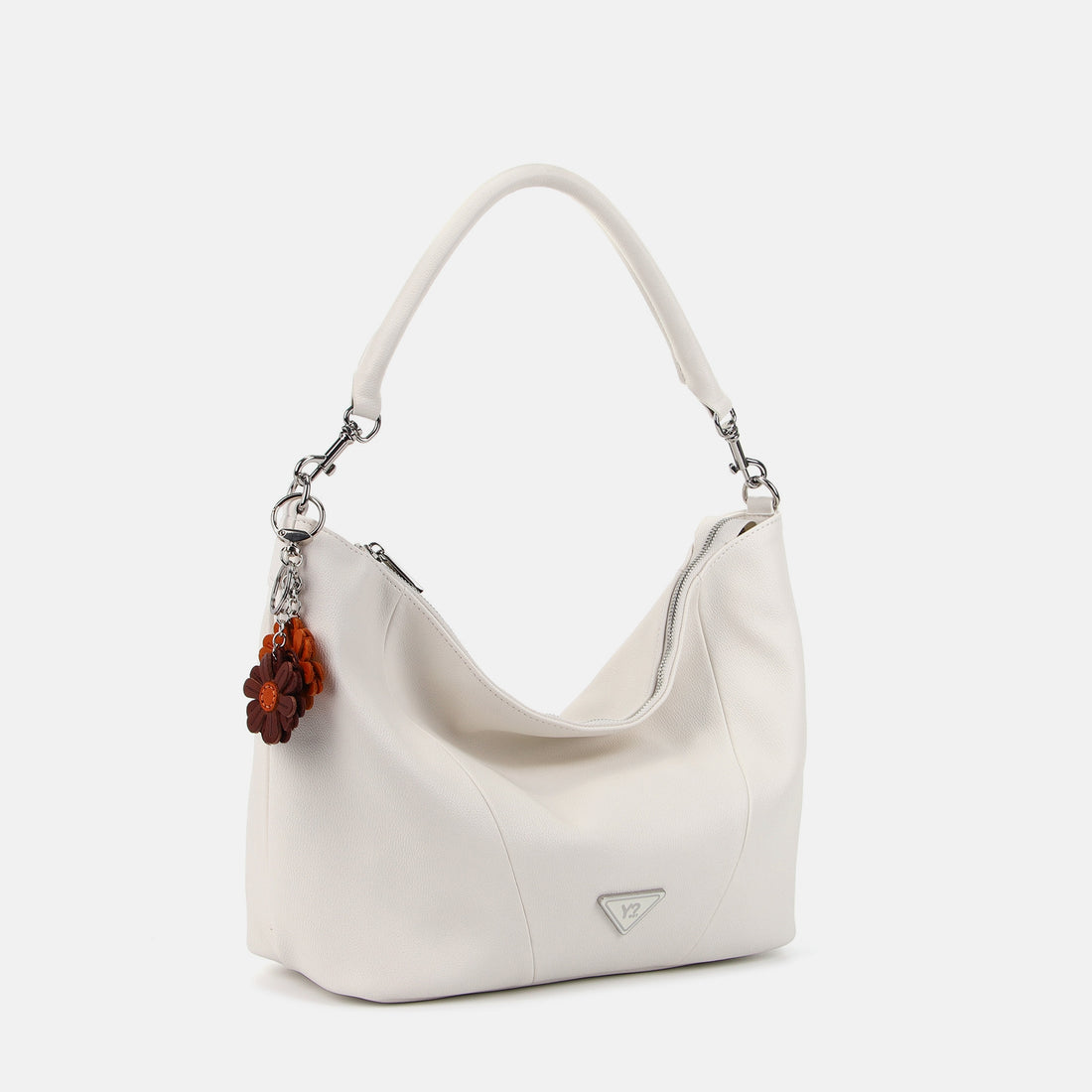 BORSA A SPALLA GRANDE YNOT FEE-008S6 WHITE