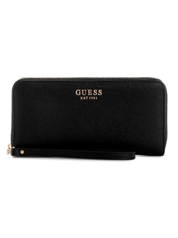 PORTAFOGLIO DONNA GUESS LUNGO AMORETTE  BG7898146 BLACK