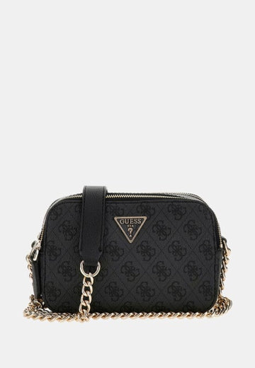 BORSA CAMERA BAG GUESS NOELLE II BG967214 COAL LOGO