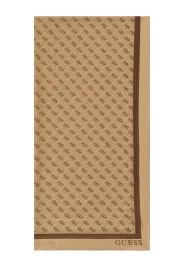 PASHMINA GUESS DONNA AW5341POL03 LATTE LOGO