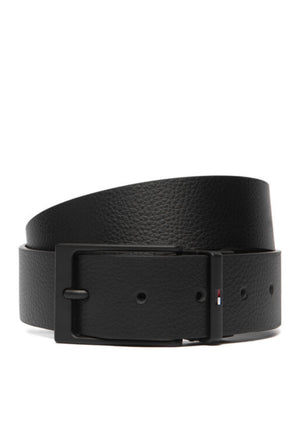 CINTURA TOMMY HILFIGER UOMO REVERSIBILE AM0AM13957 BDS NERO-NERO